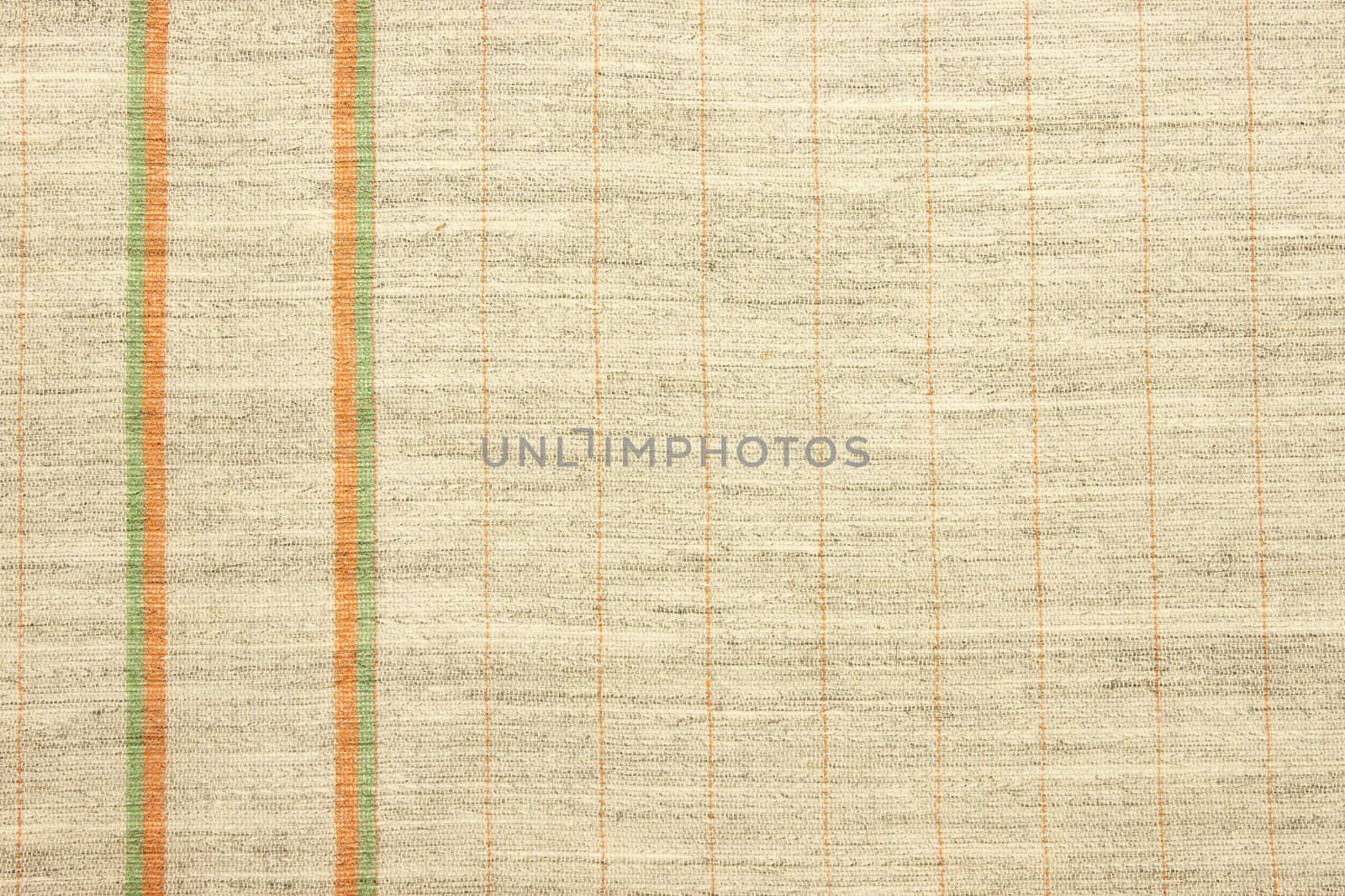 Natural linen striped textured fabric textile 