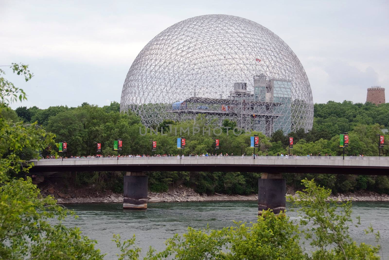 Image of the Biospere dome in Montreal