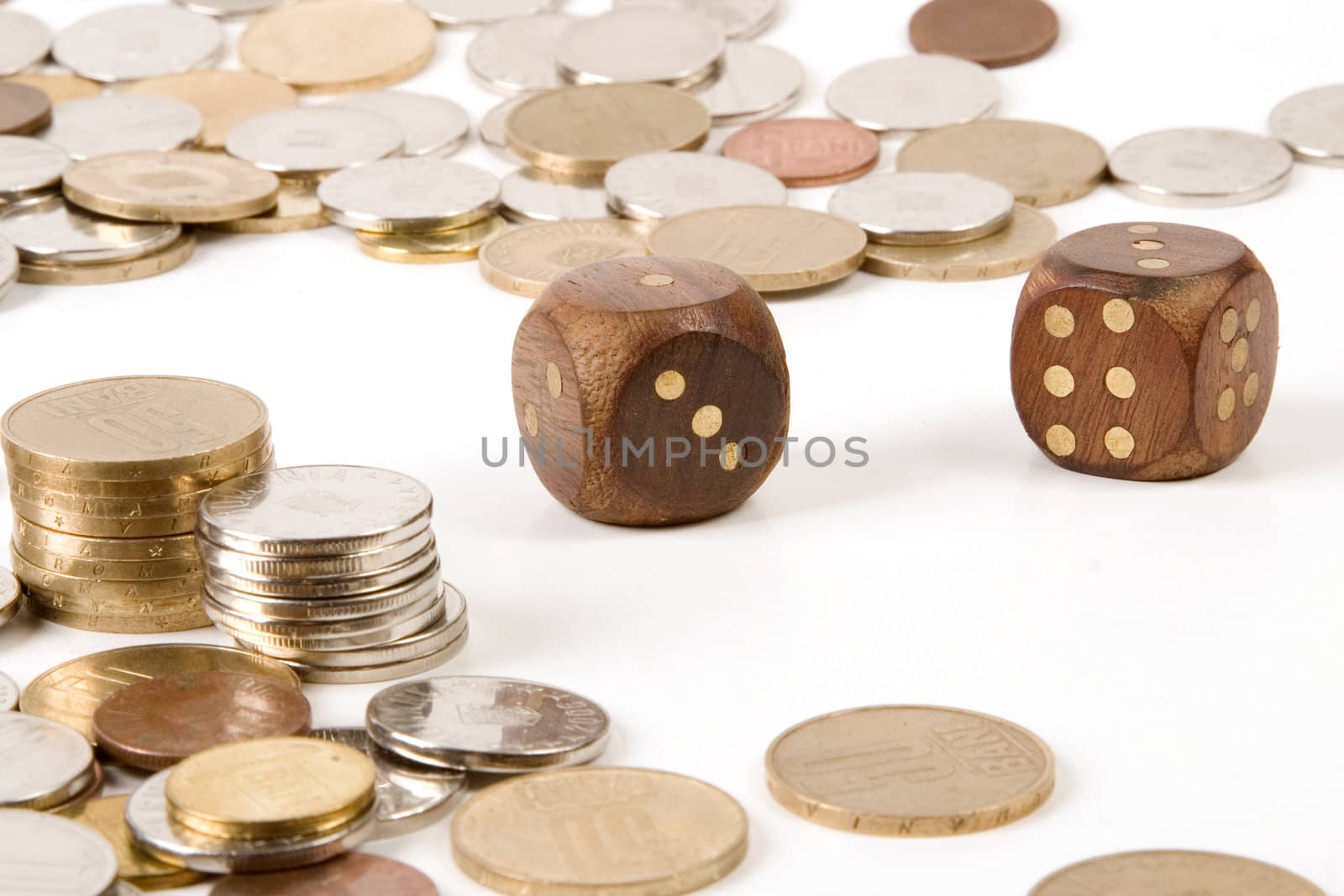 Dice and coins