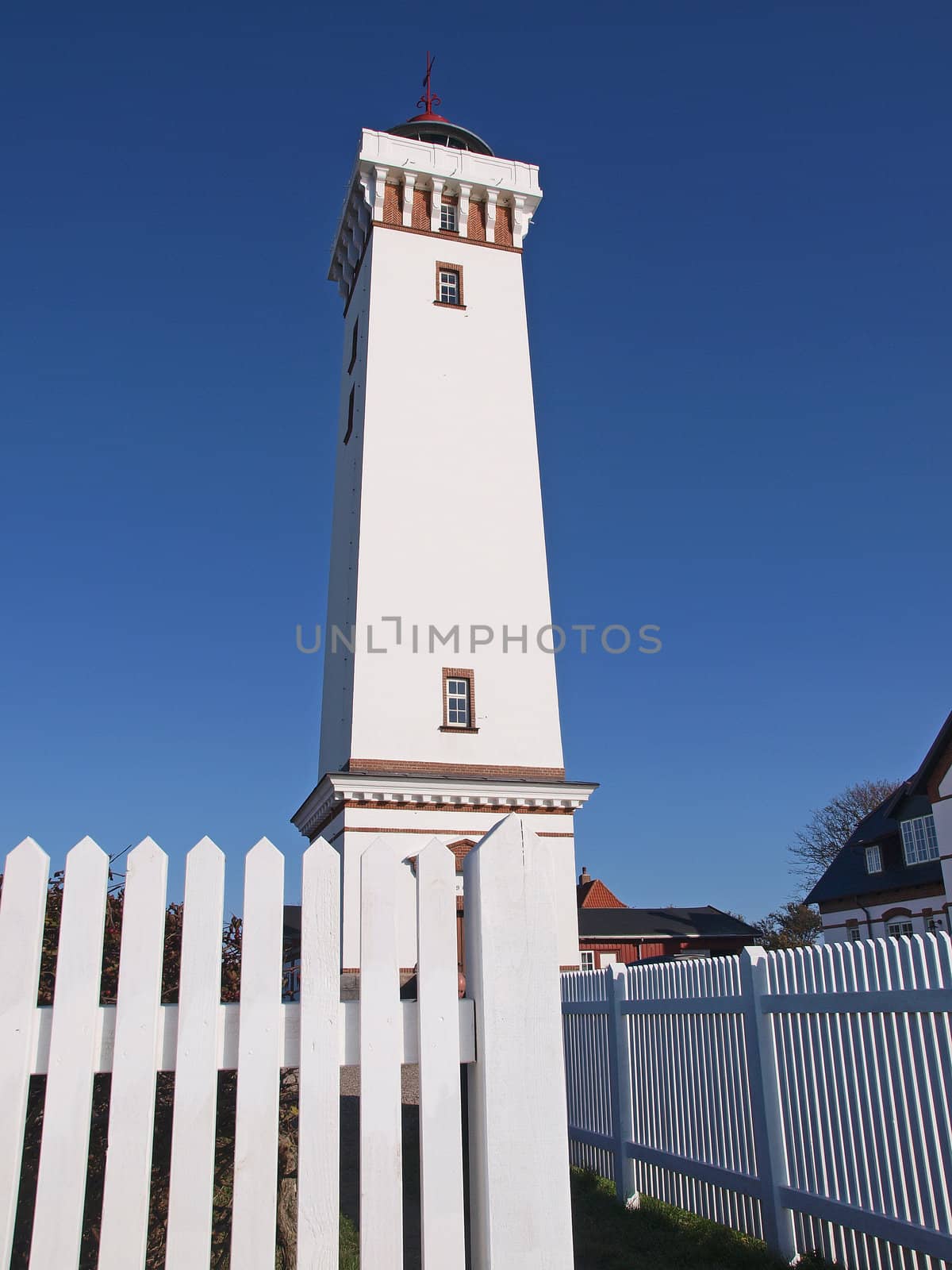 Lighthouse in Helnaes Denmark by Ronyzmbow