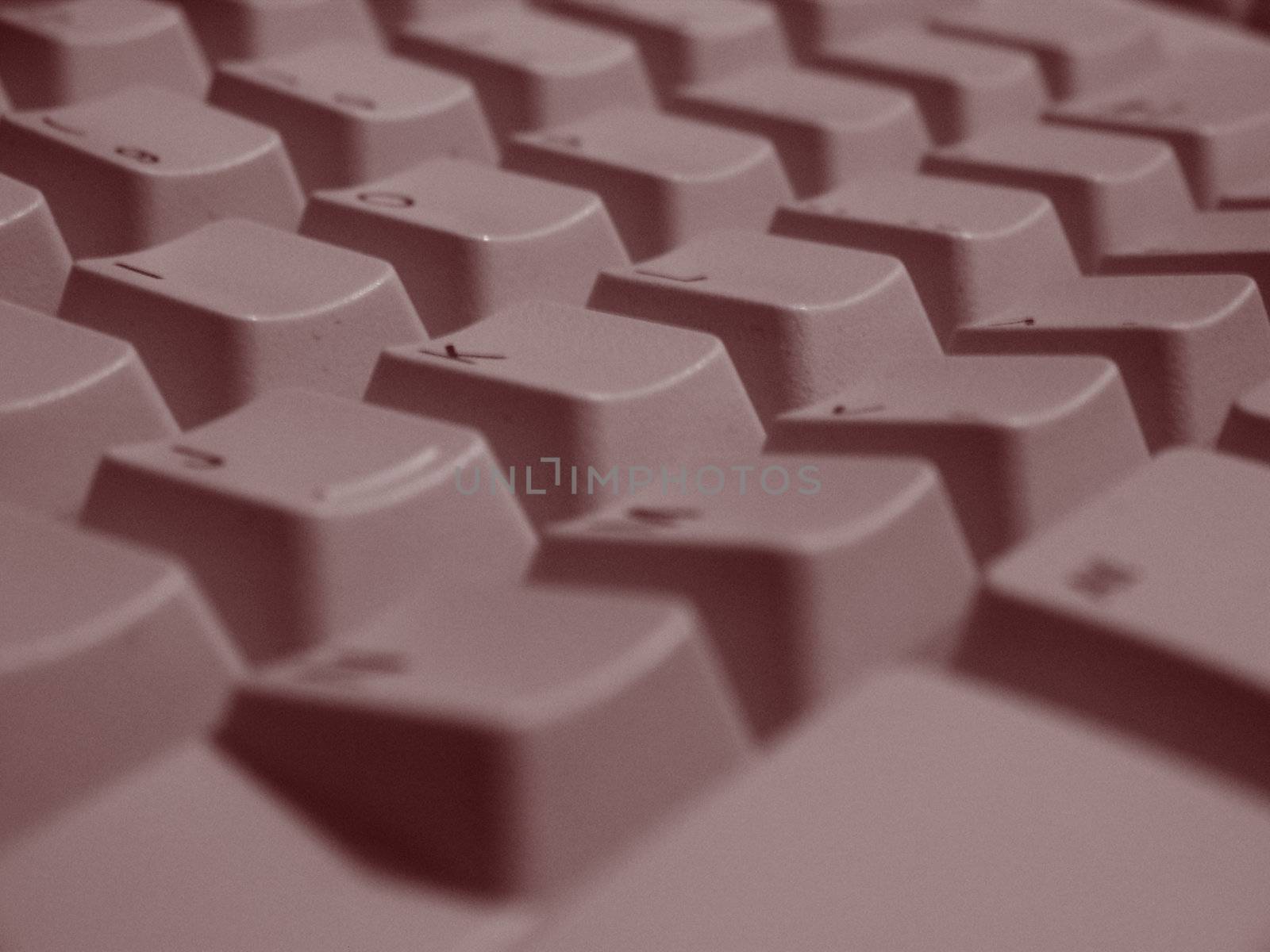 A close up shot of some keys on a desktop keyboard.