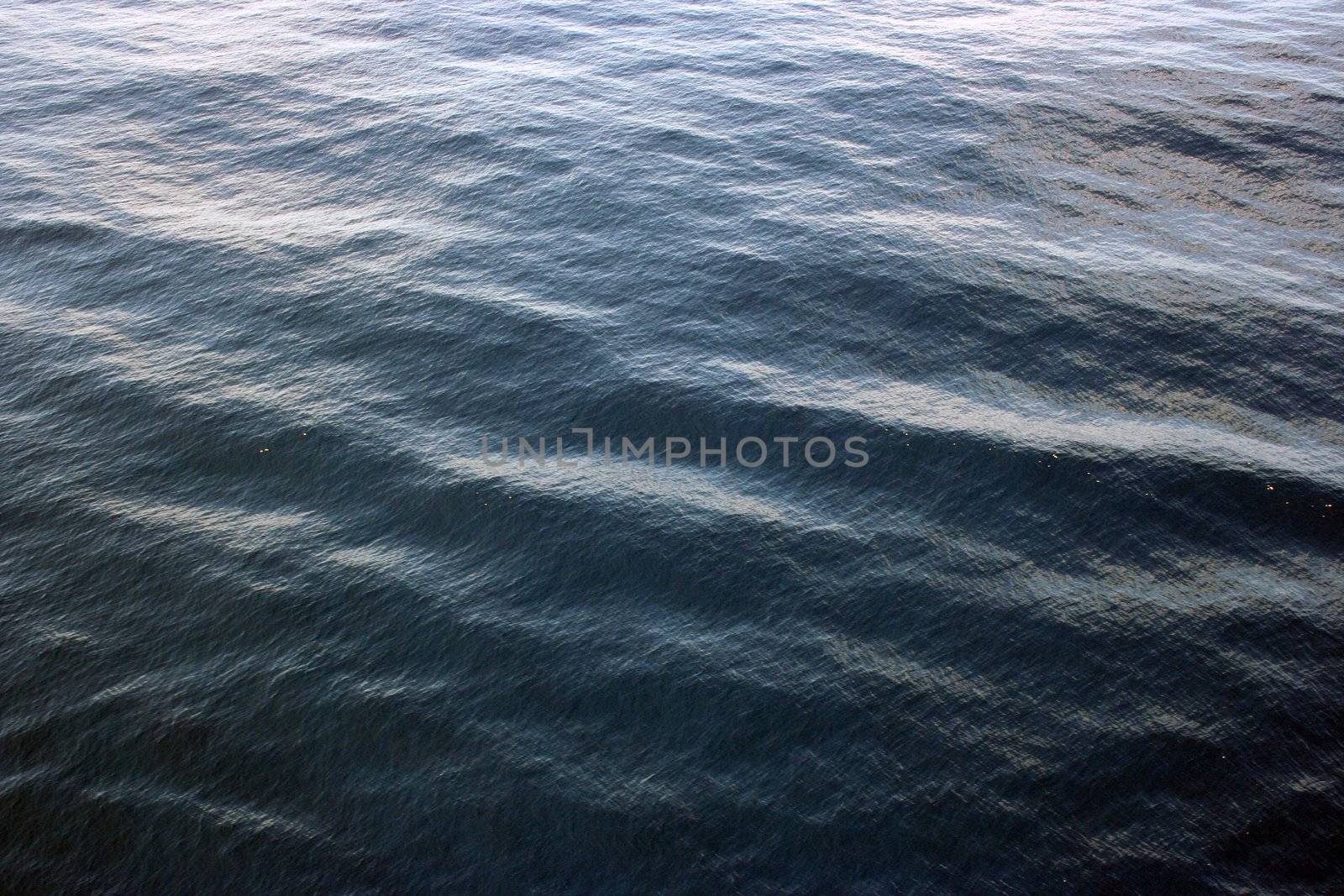 A clear shot of wide open ocean water. Great background picture.