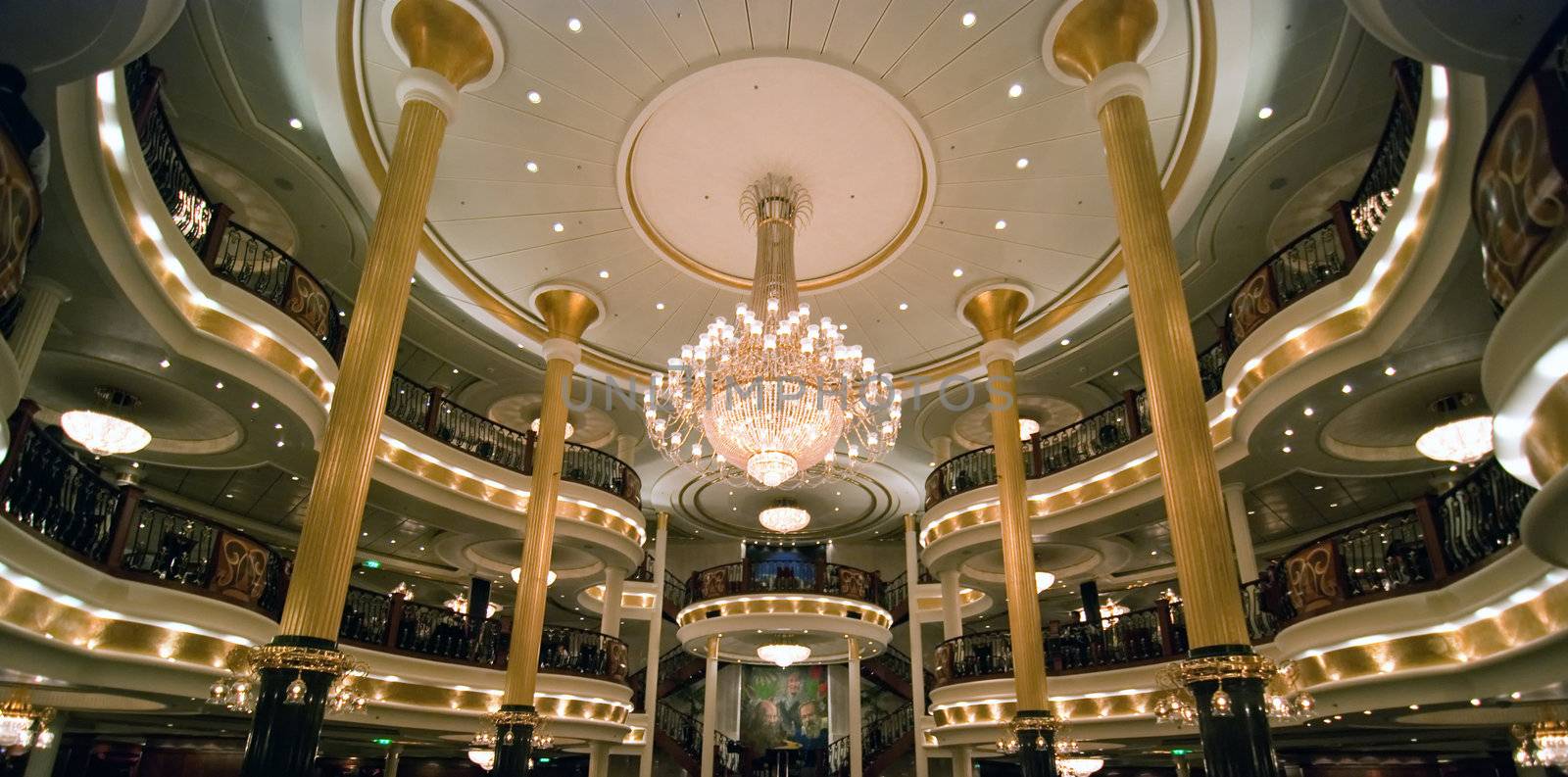 Cruise Ship Interior in the Caribbean