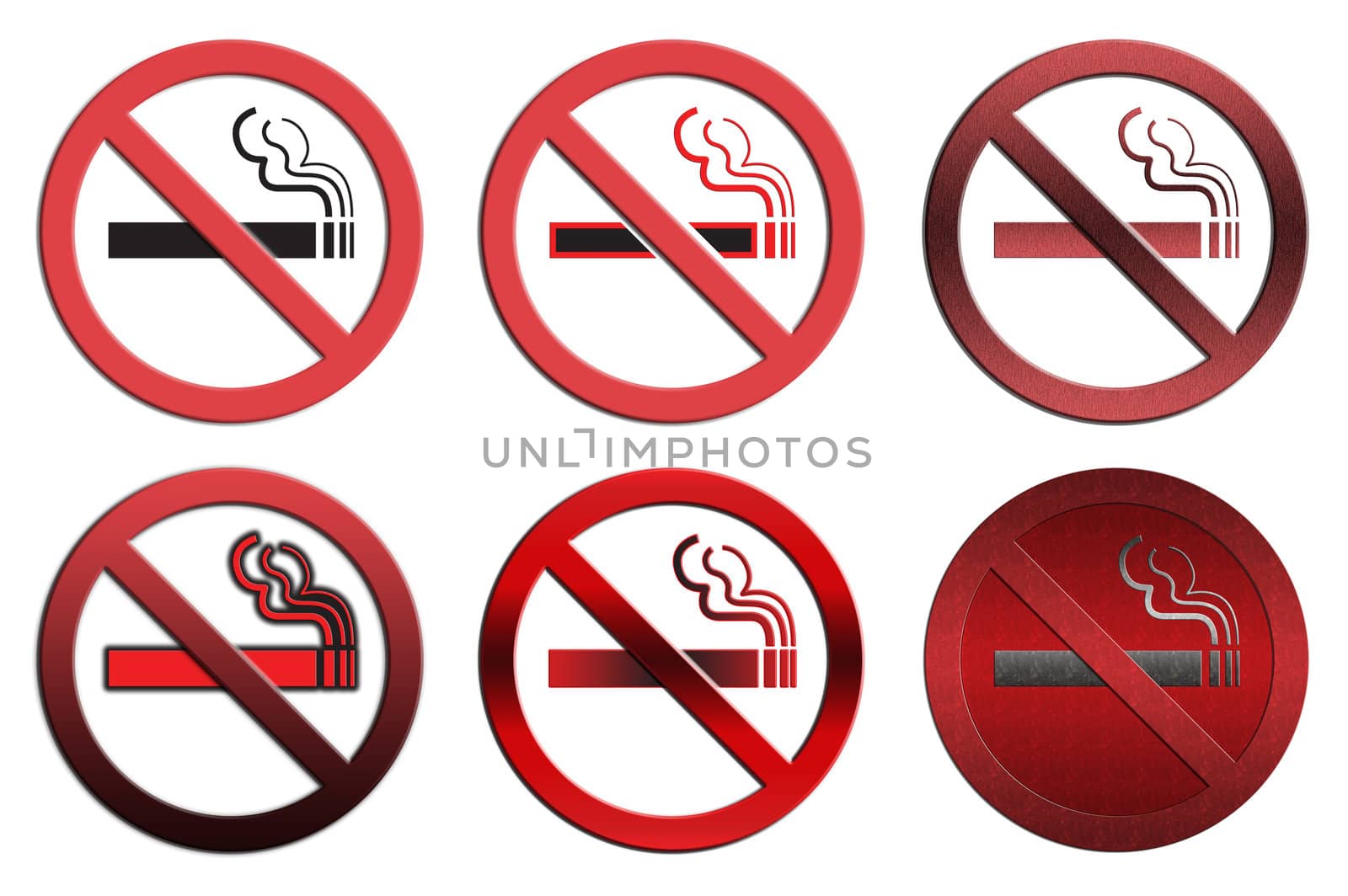 NO Smoking signs set 1 by yayalineage