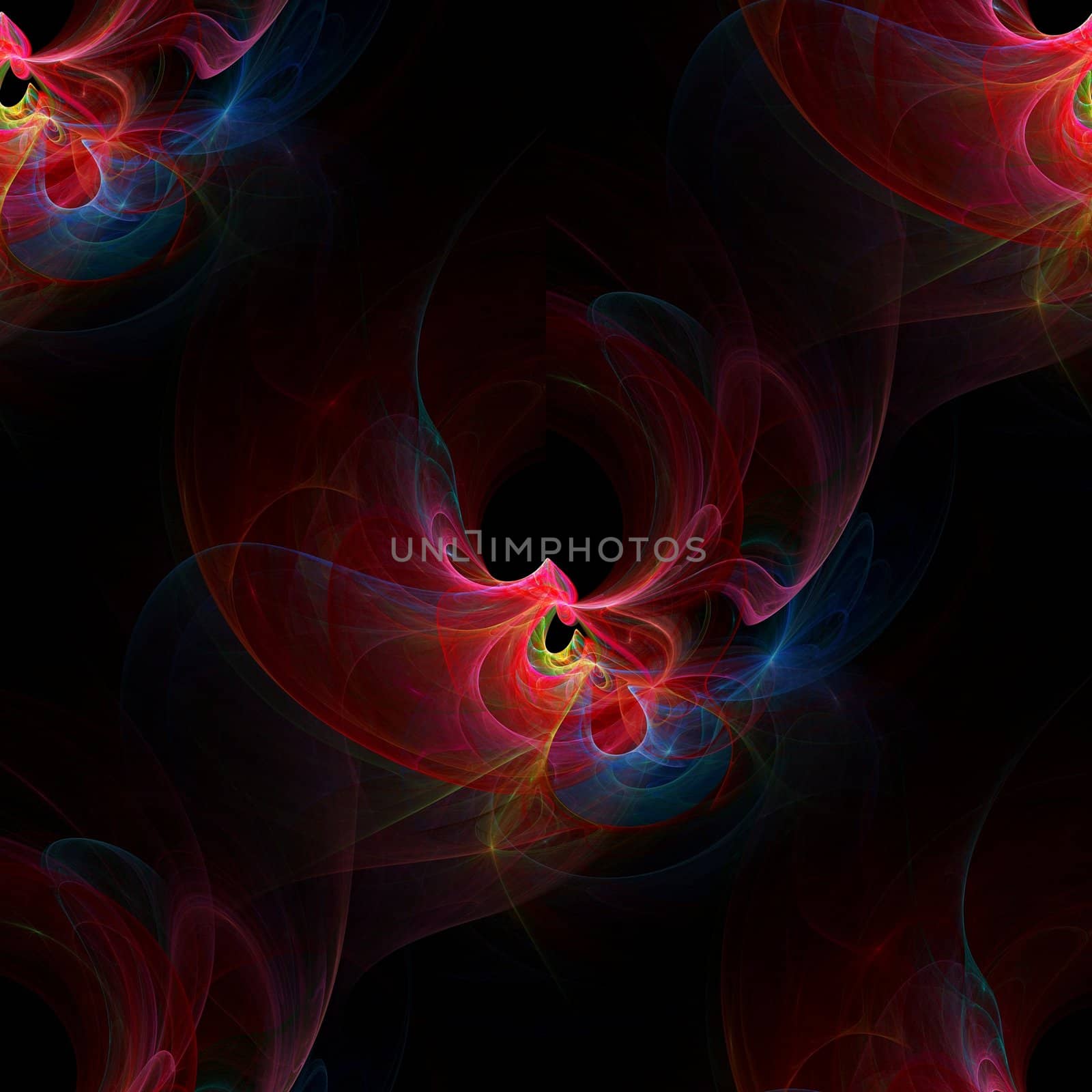 Abstract fractal abstract background with a seamless repeat pattern
