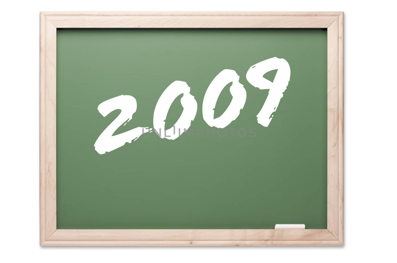 Chalkboard Series Isolated on a White Background - 2009