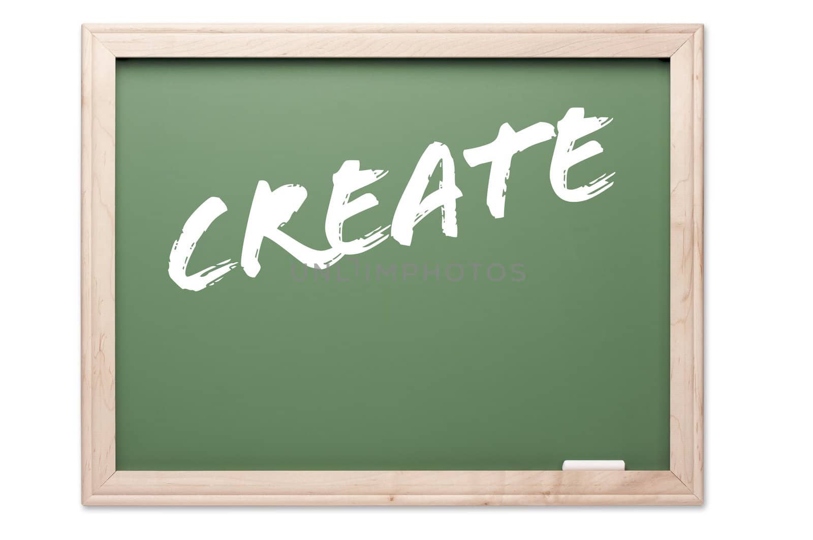 Chalkboard Series Isolated on a White Background - Create