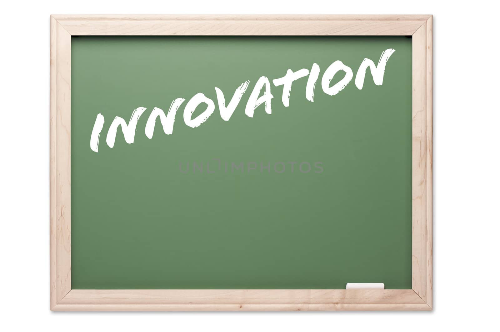 Chalkboard Series Isolated on a White Background - Innovation.