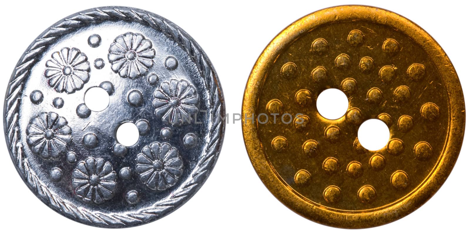 Two metal buttons by pzaxe