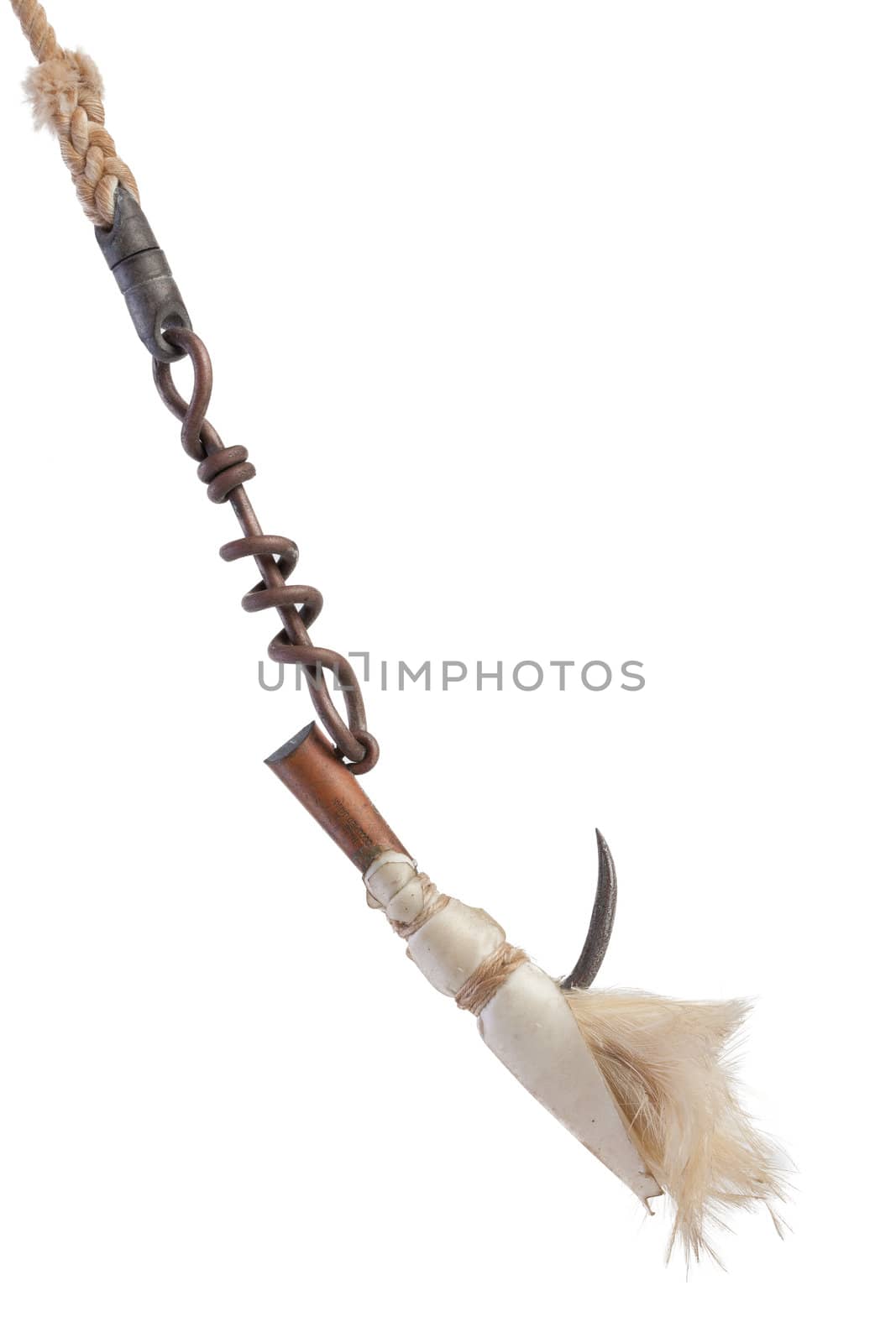 Antique Janpanese Fishing Hook by Orchidflower
