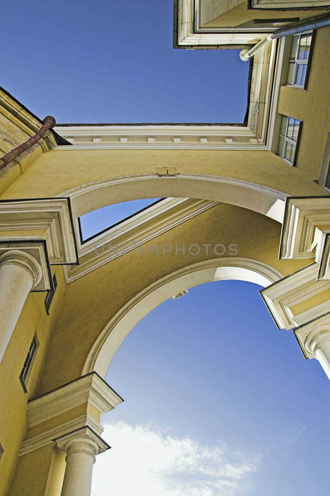 Intricate arched building by simfan