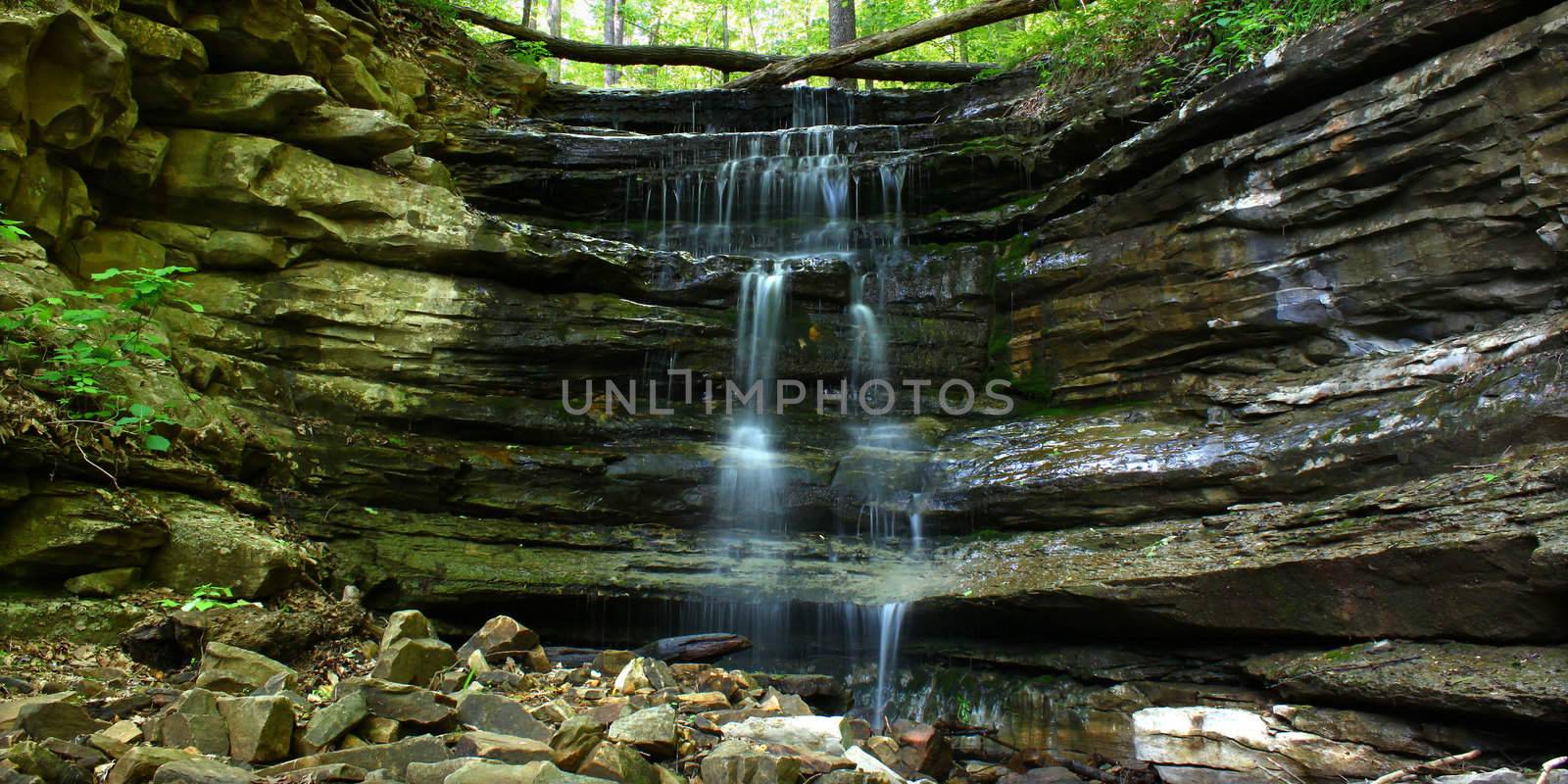 Waterfall at Monte Sano State Park in northern Alabama.