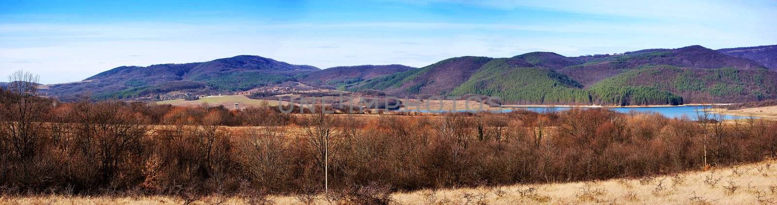 panorama landscape in Bulgaria