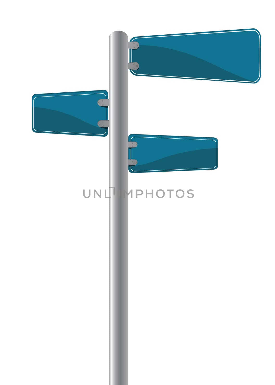 Cross street sign by Lirch