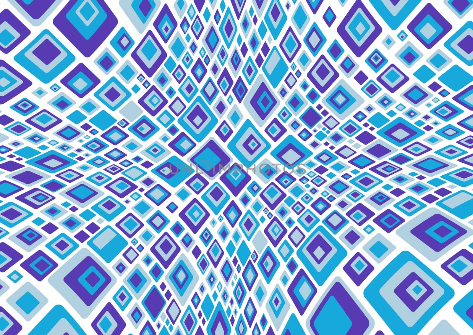 Abstract retro illustration of squares