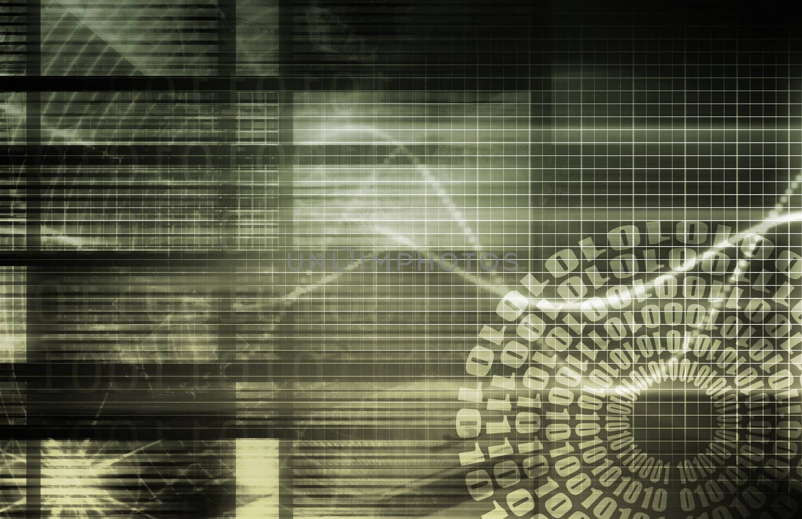 Futuristic Abstract as a Technology Background Art