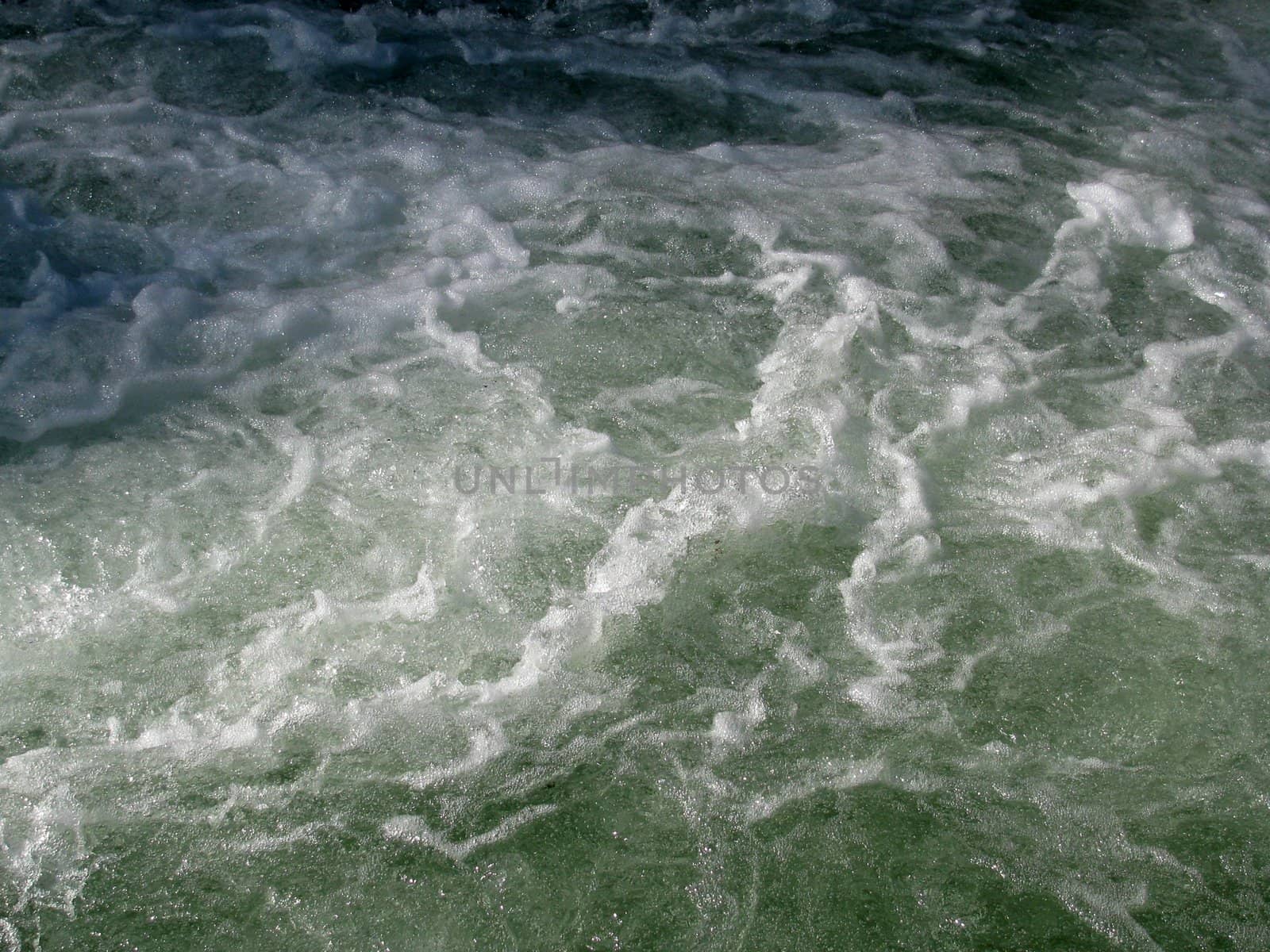 Water, foam, bubbles, mountain, the river, a moisture, a background, a structure, a kind, the nature, a landscape, a current, a stream, colour, bright, beauty, elements, a liquid