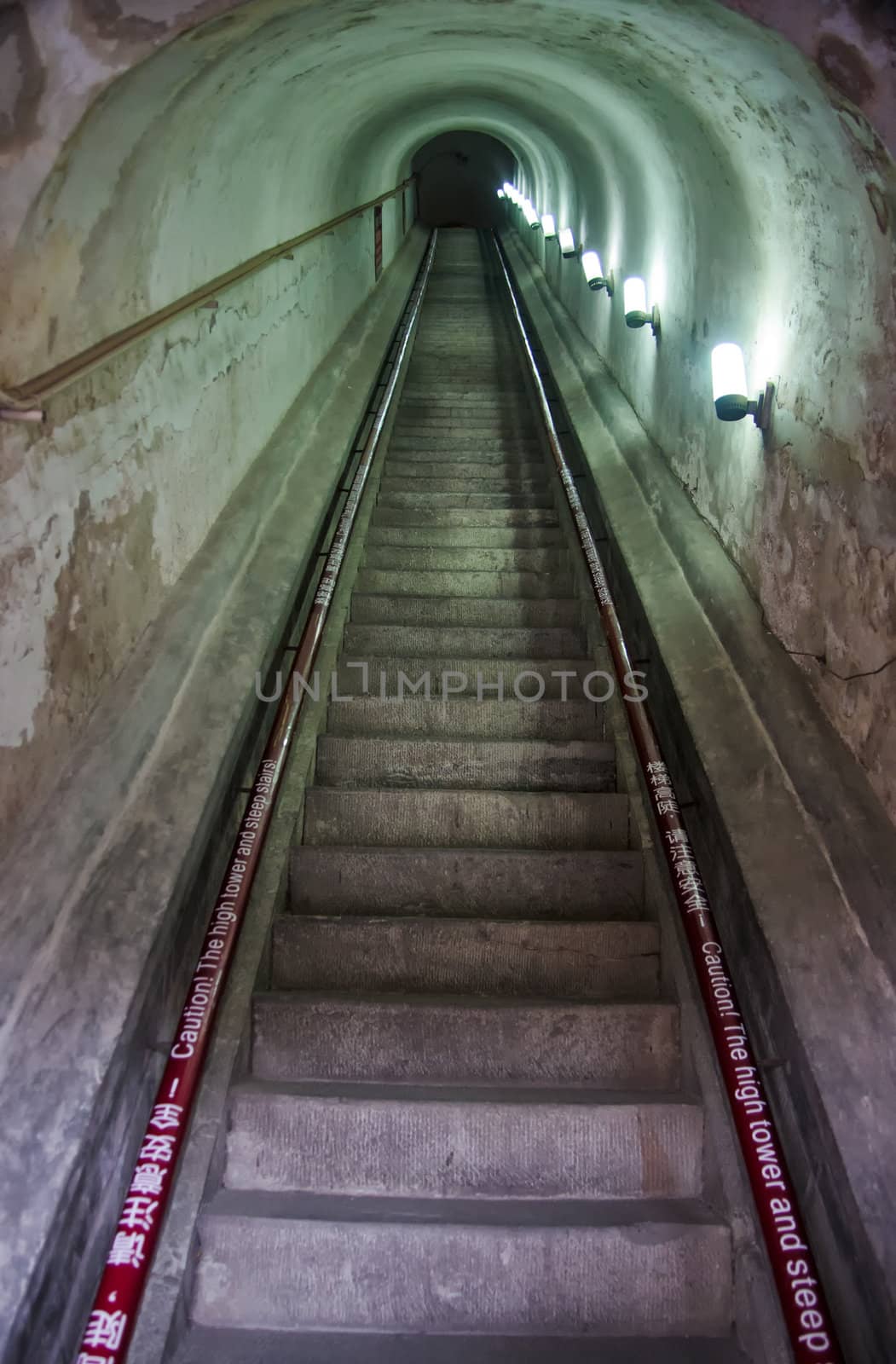 Beijing longest flight of stairs. by Claudine