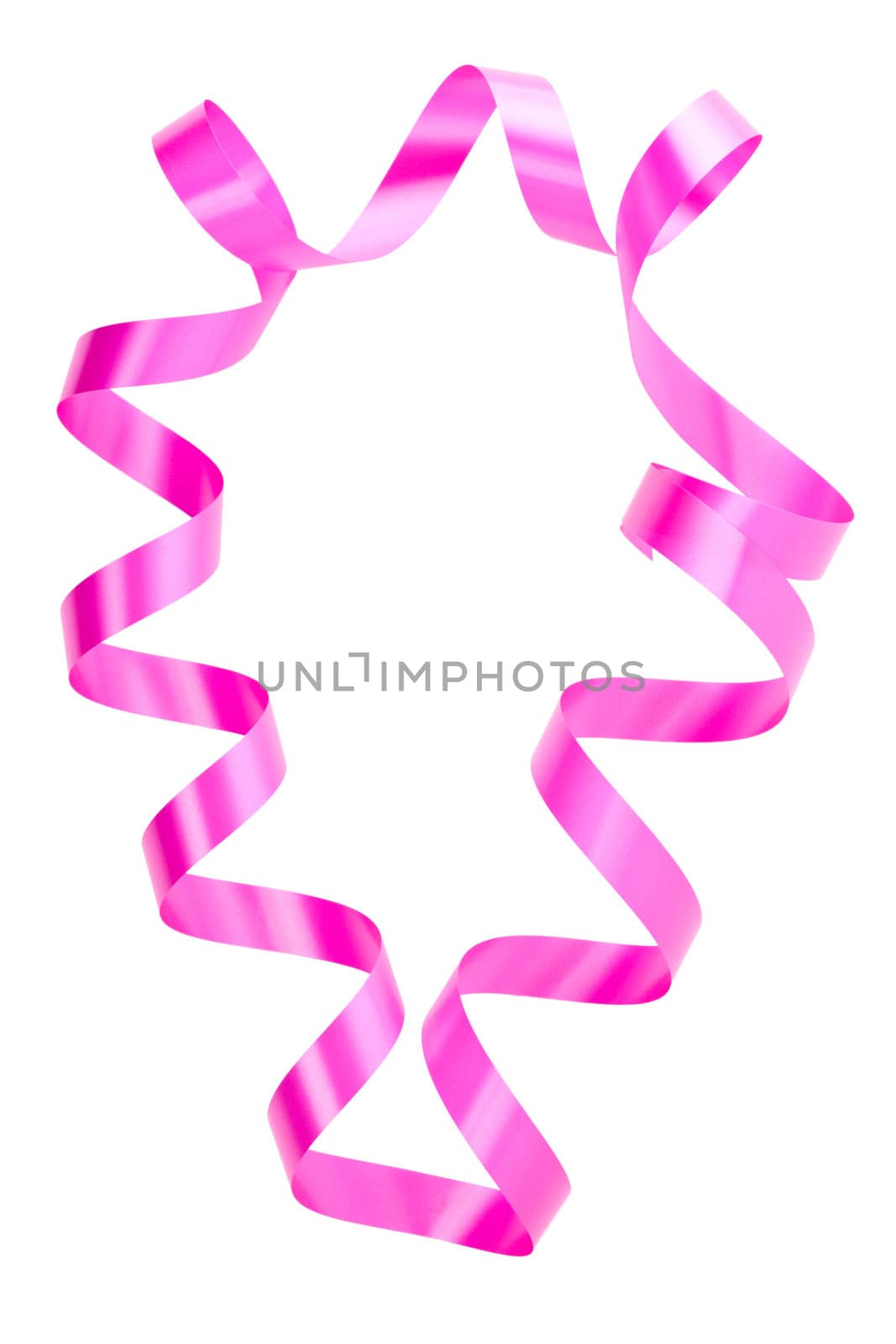 Holiday ribbon for valentine isolated over white. Selection chan by rozhenyuk
