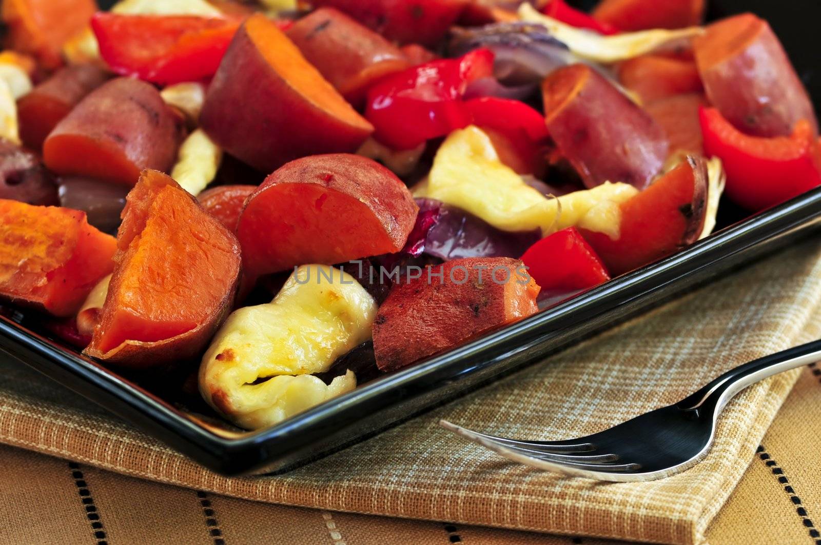 Roasted sweet potatoes by elenathewise