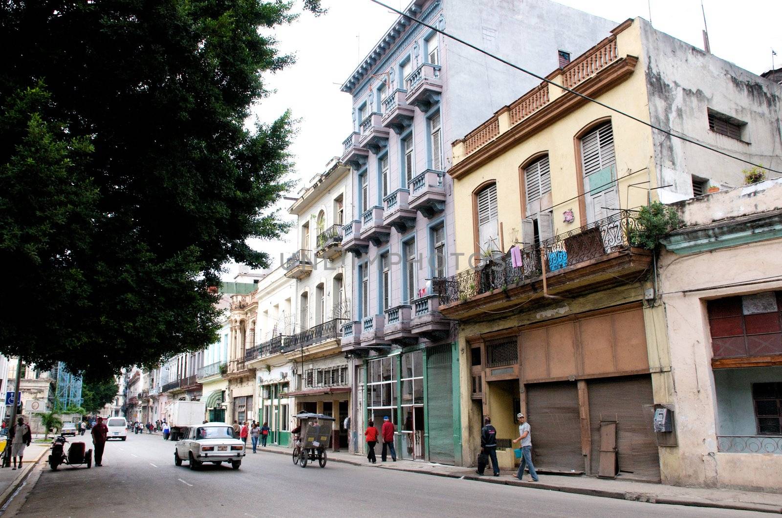 Street scenes of Navana, Cuba