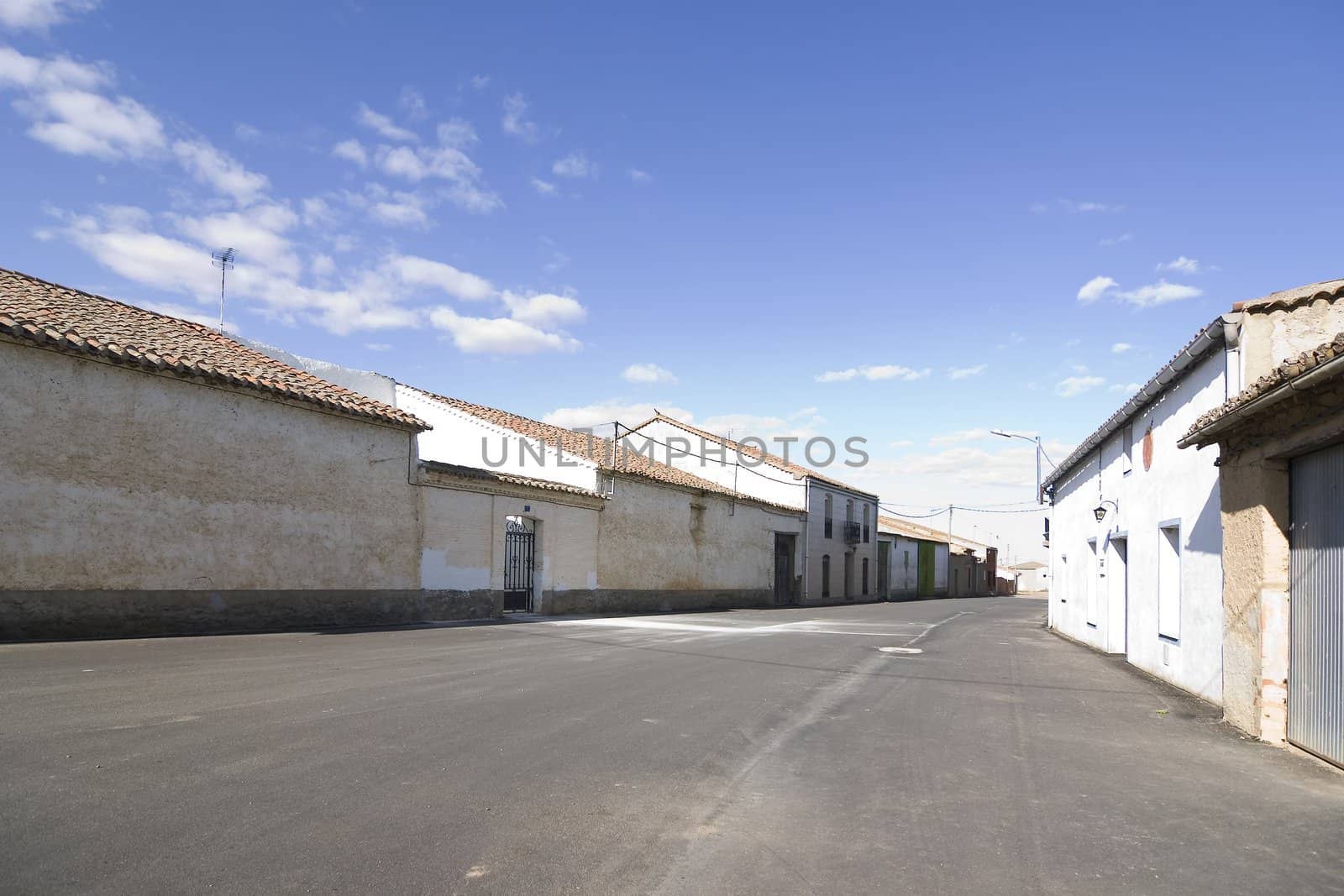 image of an old rural village in spain