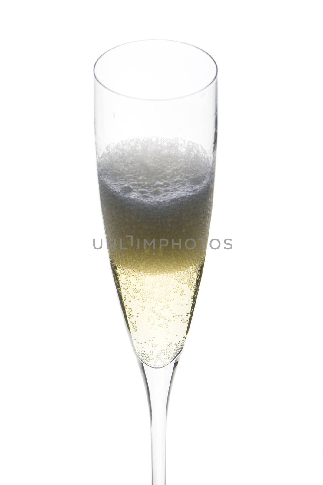 Champagne glass celebration by Trebuchet