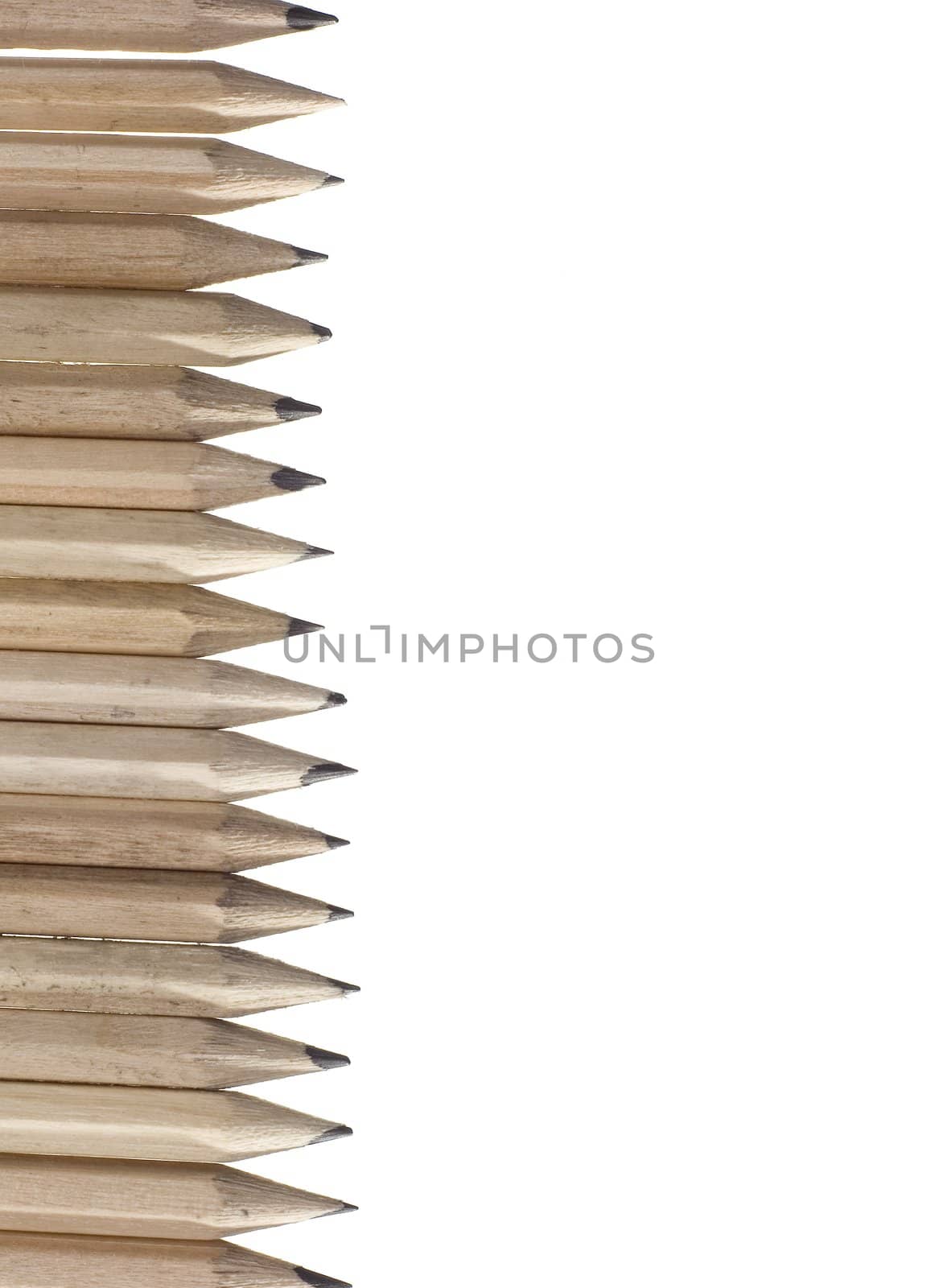 isolated pencil by Trebuchet