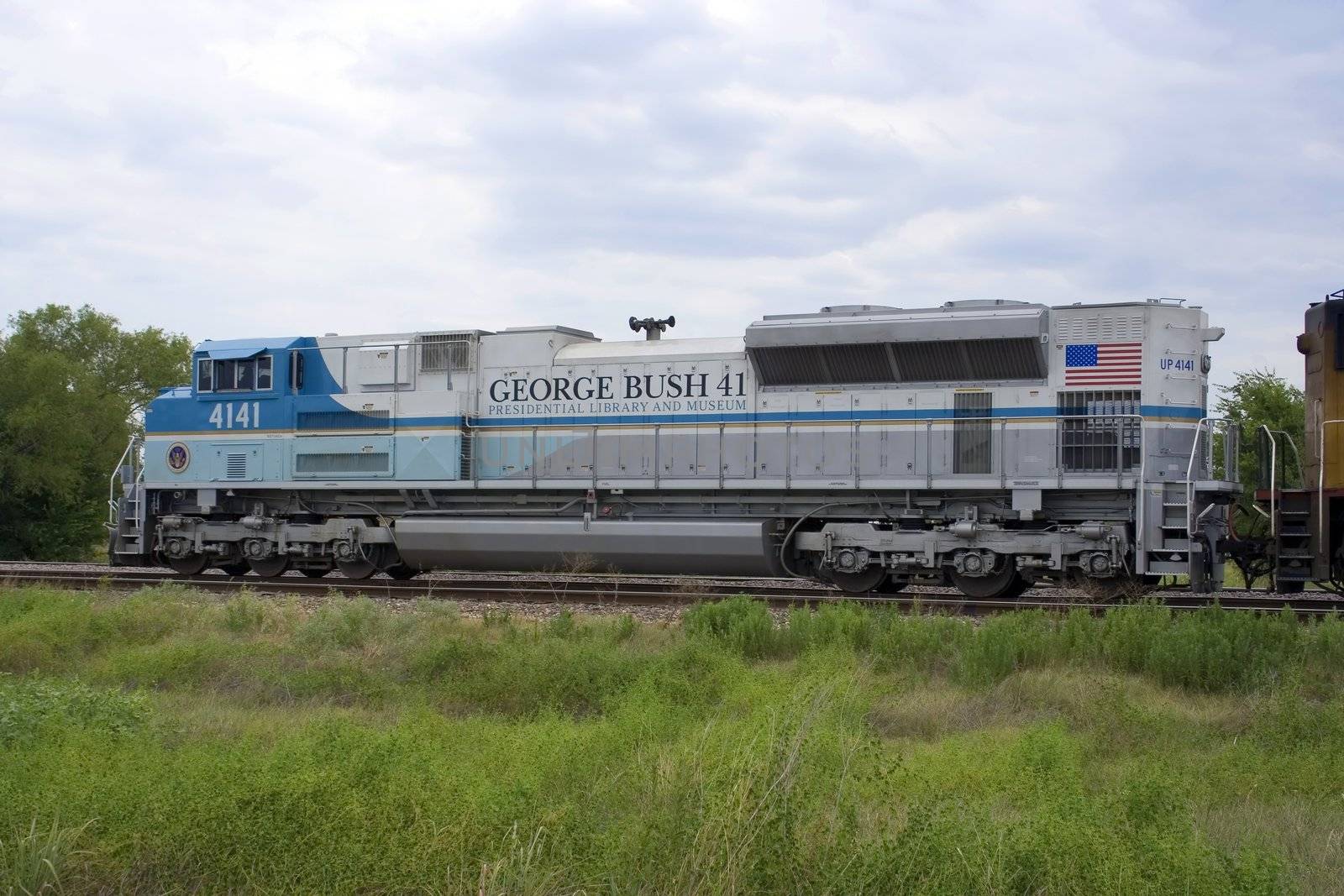 The George Bush Presidential Library and Museum train.