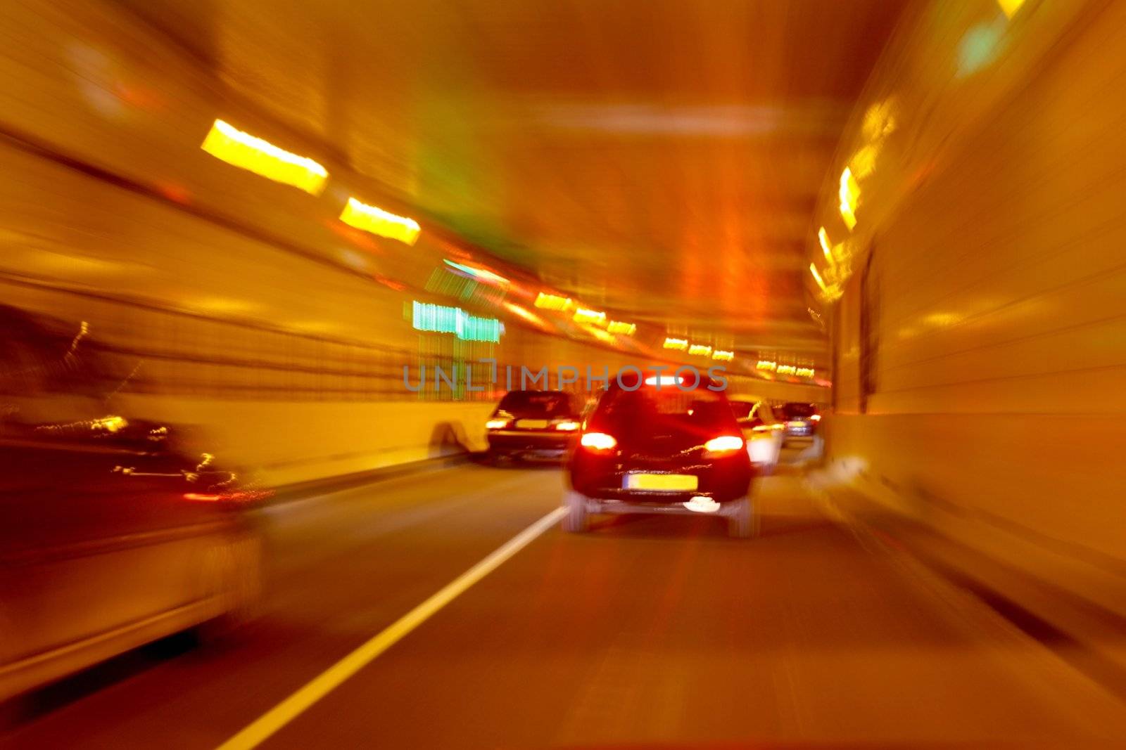  Driving through the Maastunnel near Rotterdam in the Netherlands by devy