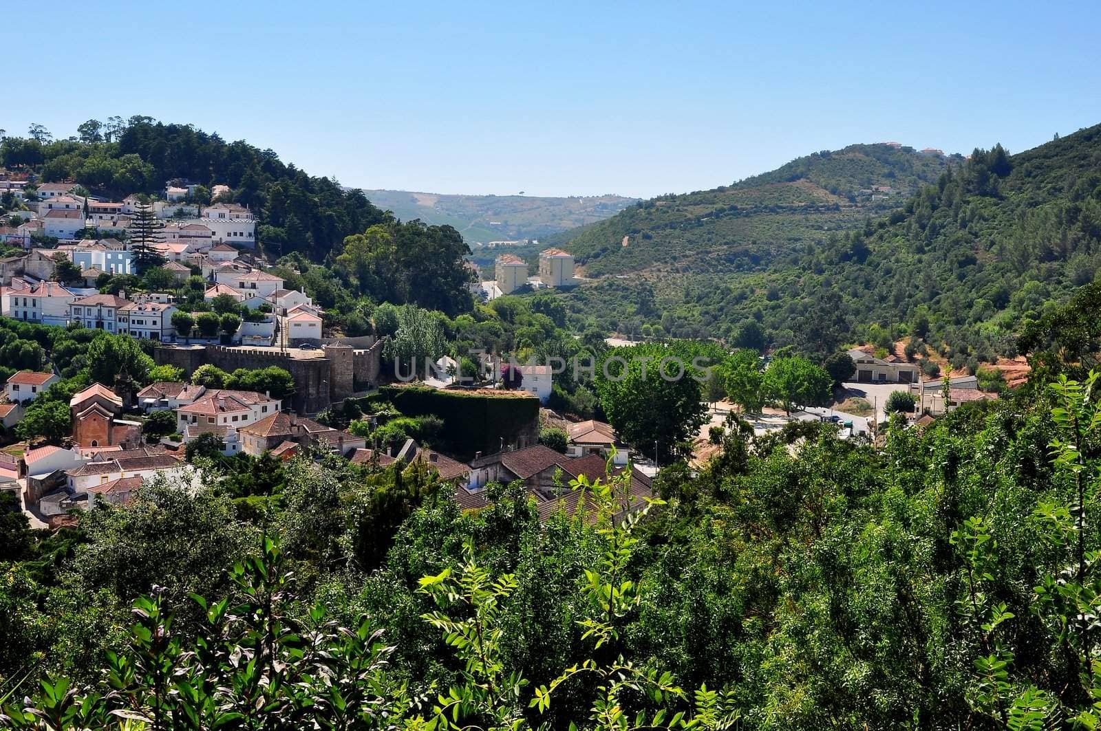 Old town,village on the hillside in Portugal by vas25