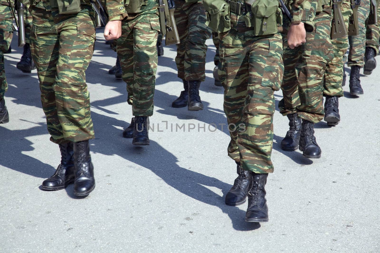 Soldiers in Parade