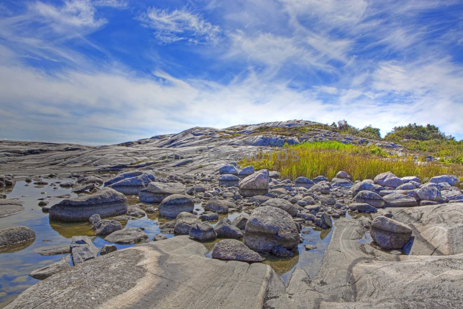 Beautiful landscape in southern Norway, Justoy, Lillesand