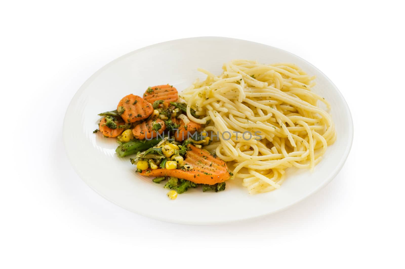 Spagheti with vegetables by ints