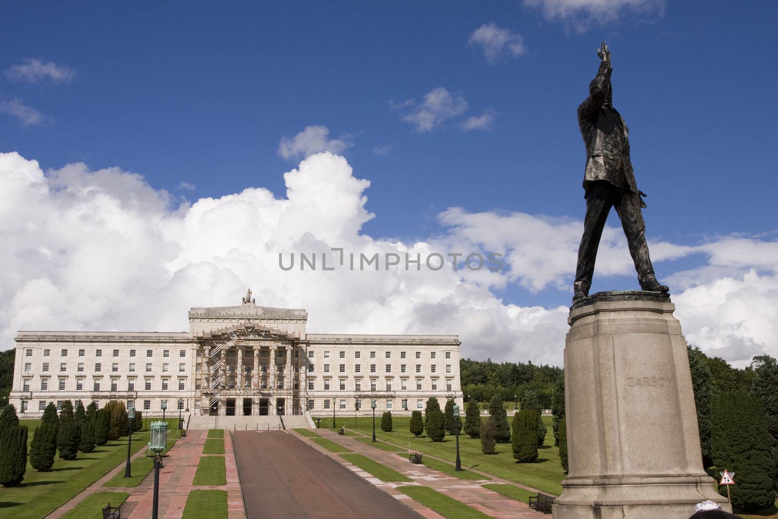 Stormont buildings , the site of the Northern Ireland government