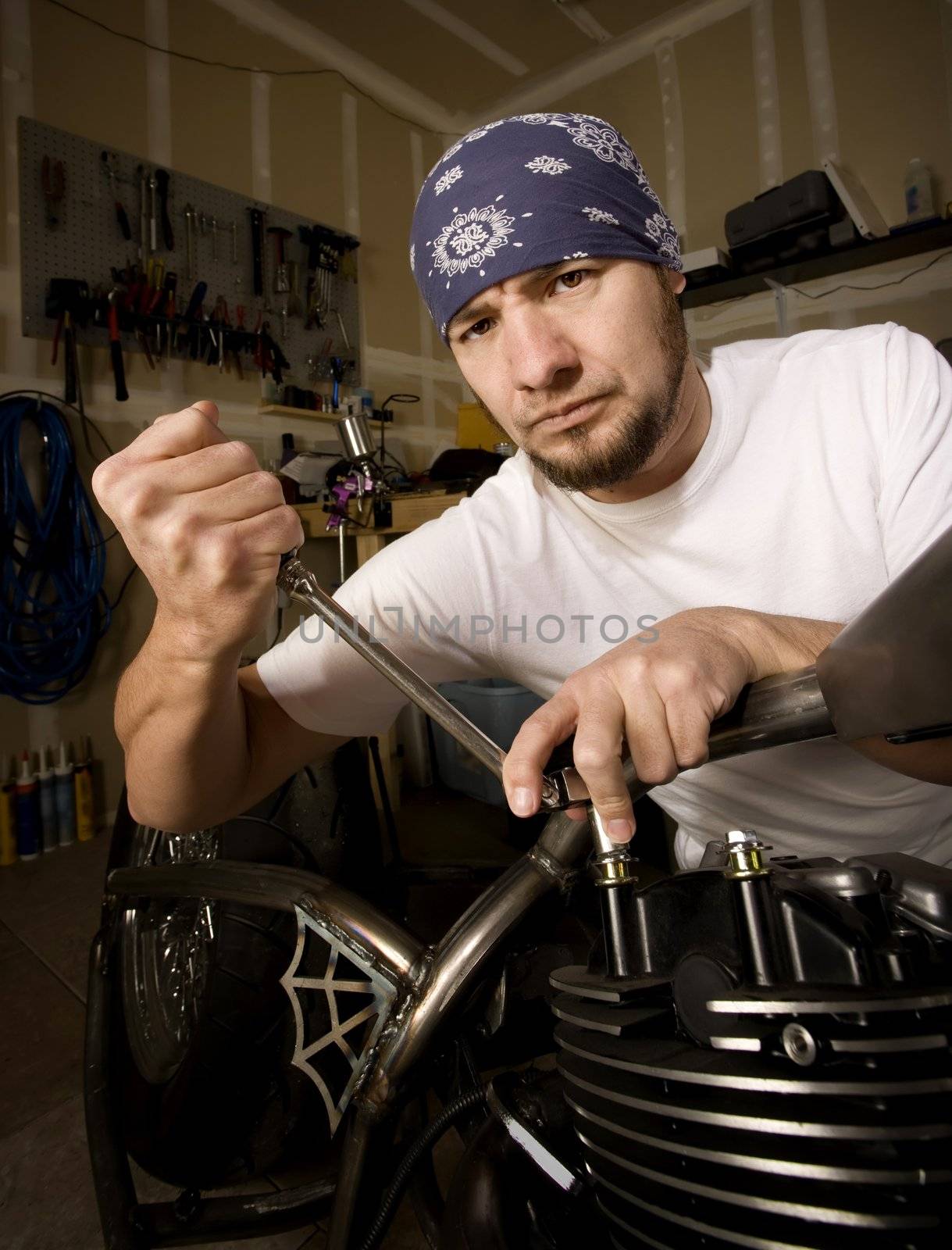 Hispanic Mechanic by Creatista