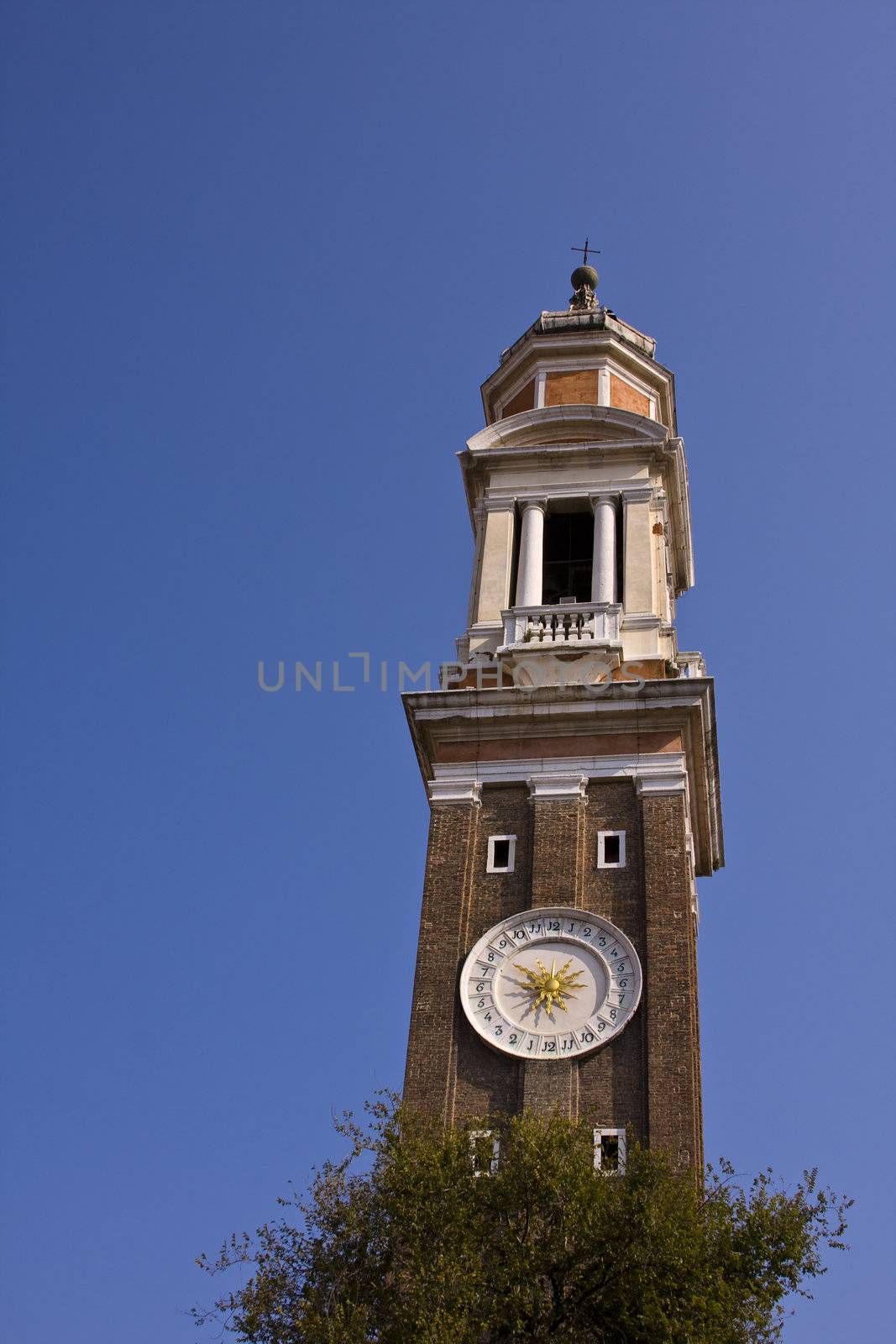 Clock tower at Santi Apostoli church by trevorb