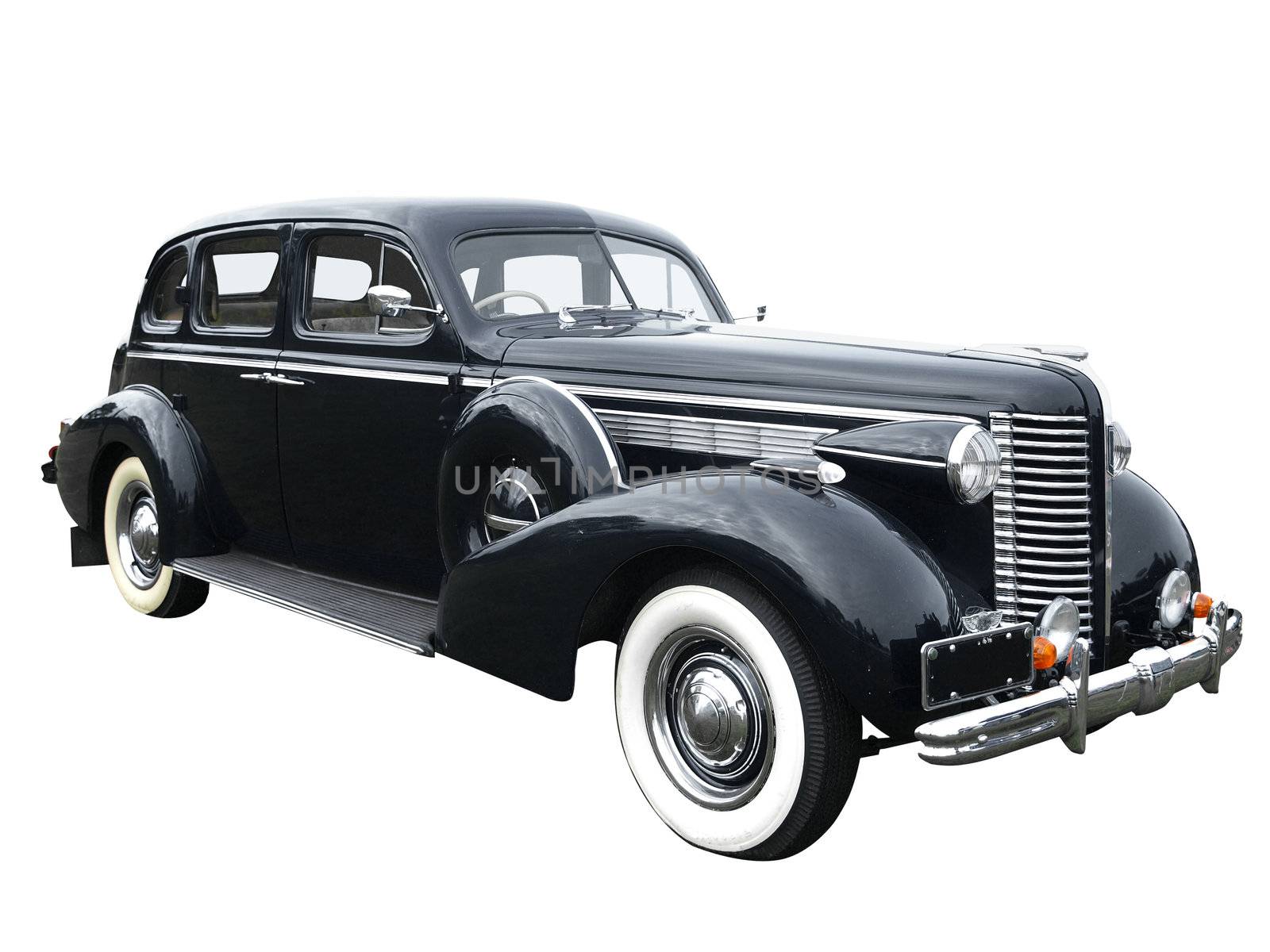 1938 Buick Special isolated with clipping path     