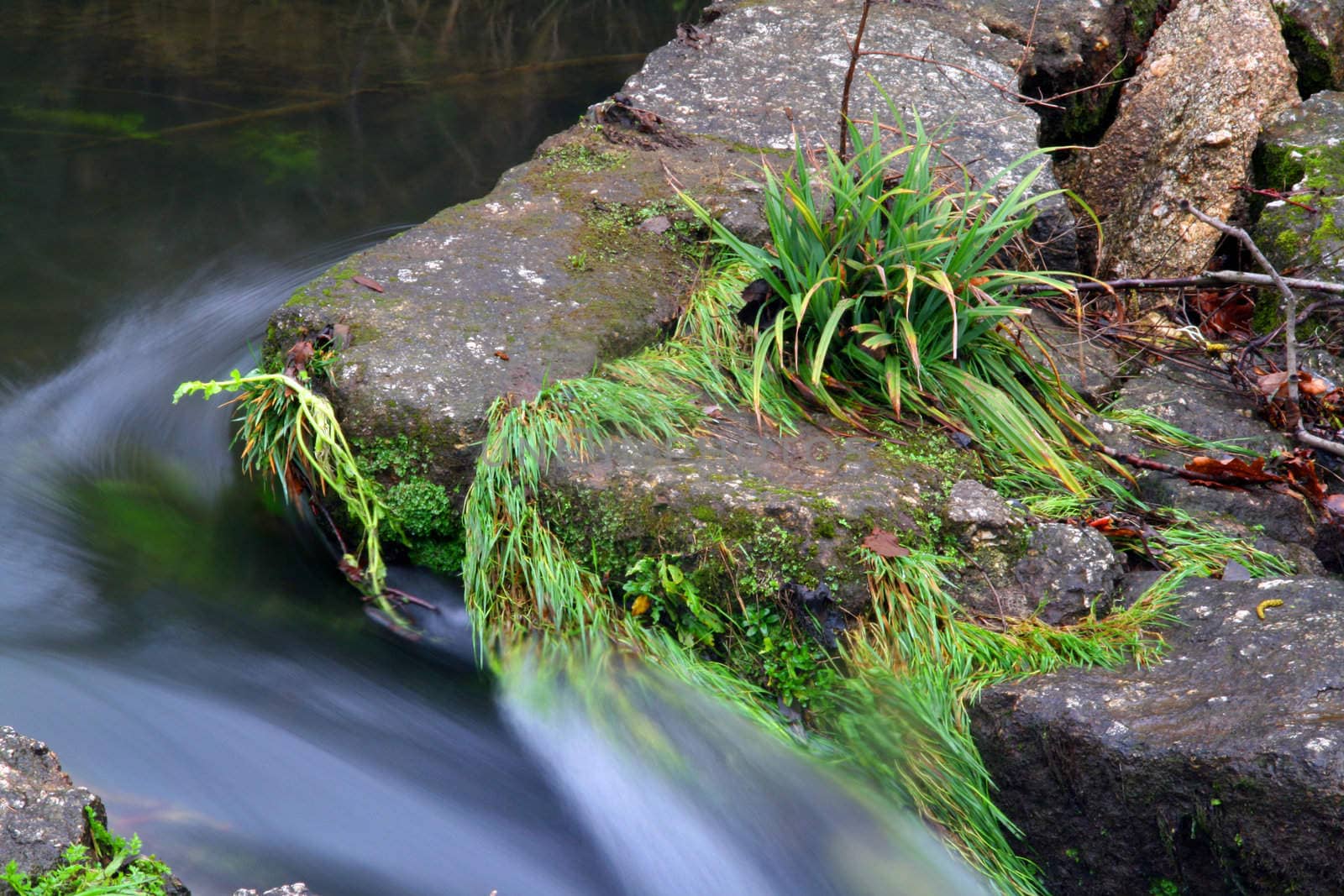 water and beautiful cascade