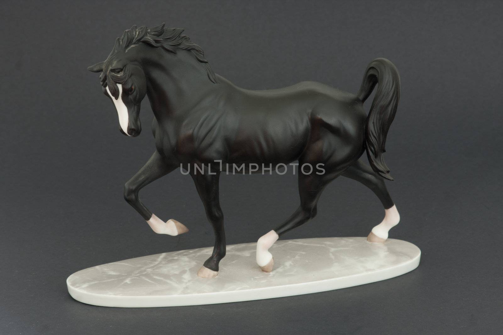 Porcelaine horse figurine by GunterNezhoda