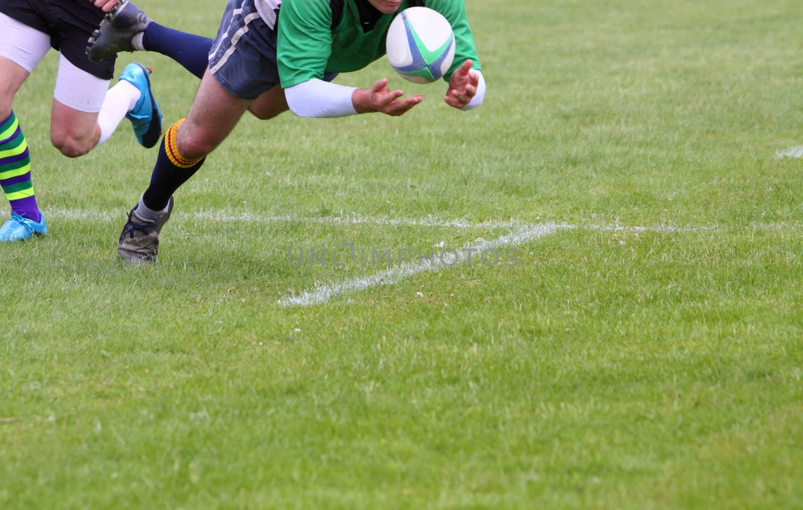 rugby action