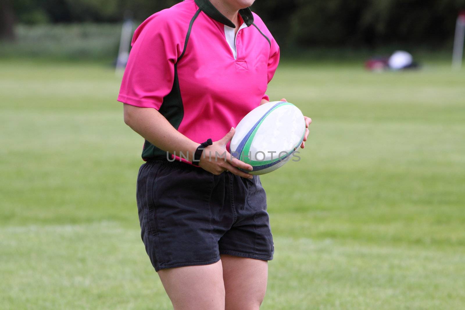 lady rugby player