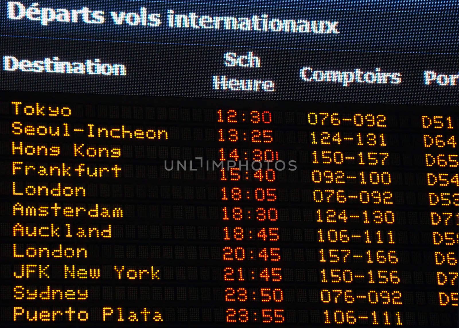 Airport information board by FER737NG