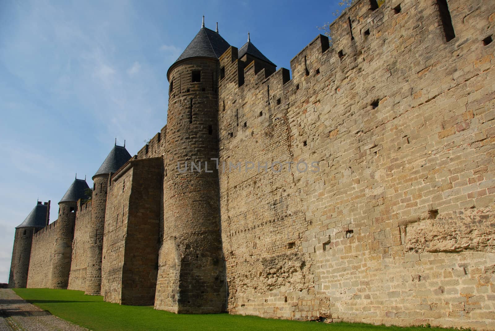 Carcassonne, medieval city in the Languedoc Roussillon, France