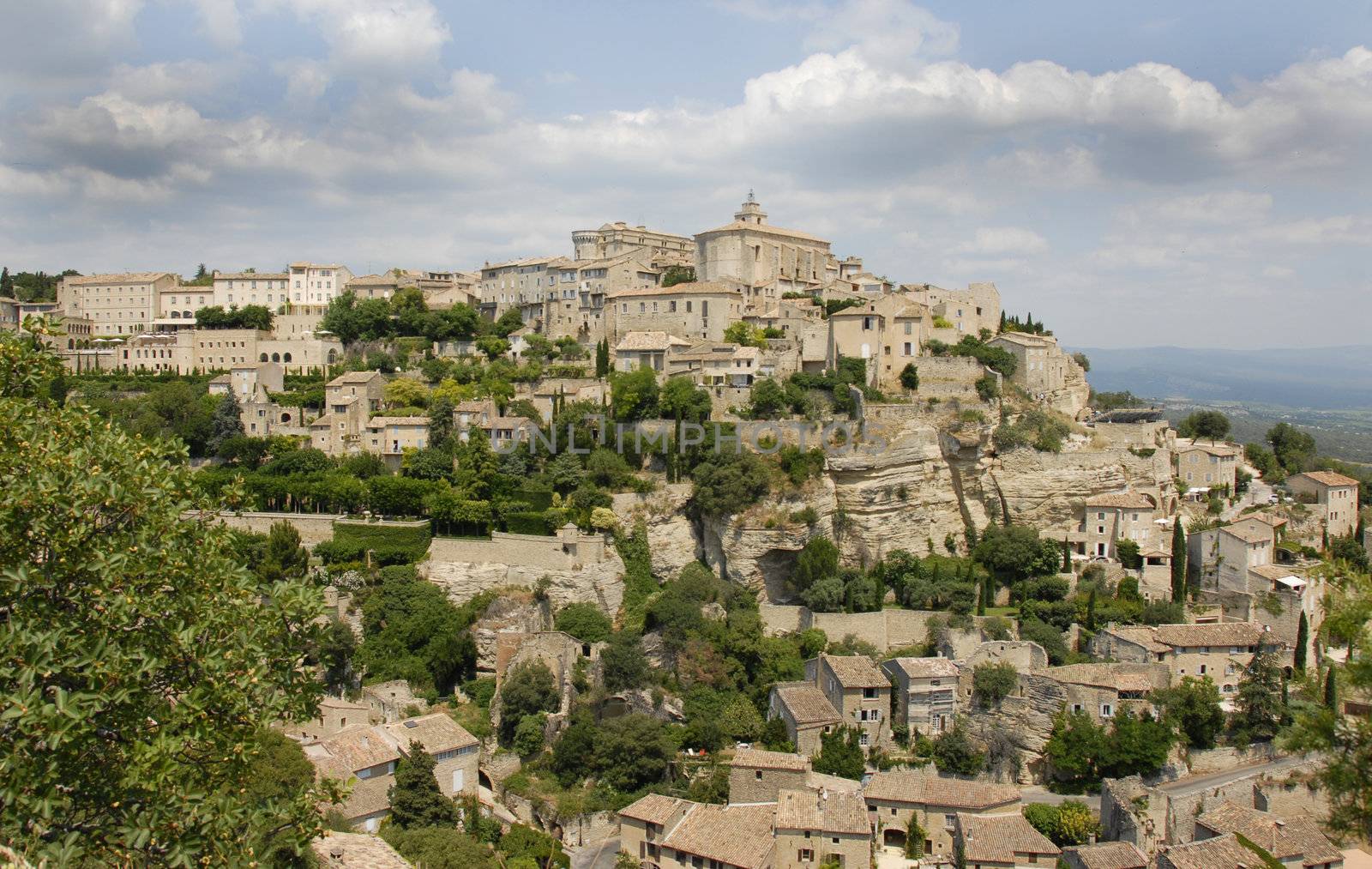 Gordes is a typical village of the Provence build on a hill