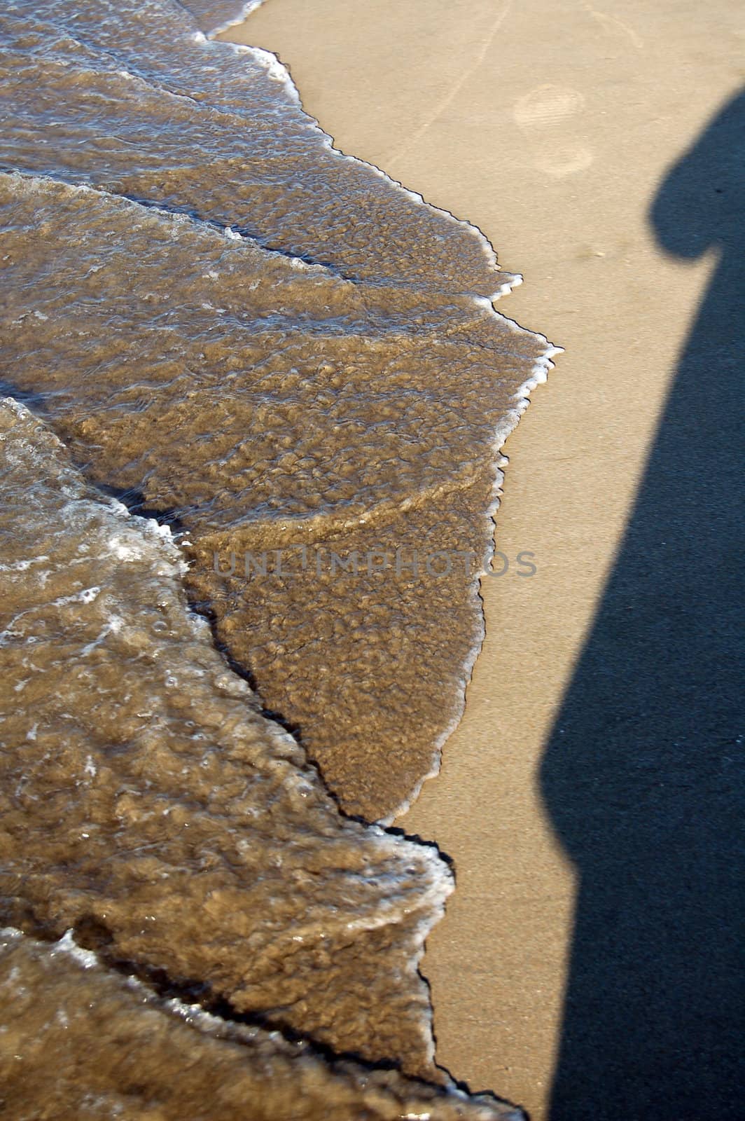 shadow and sea