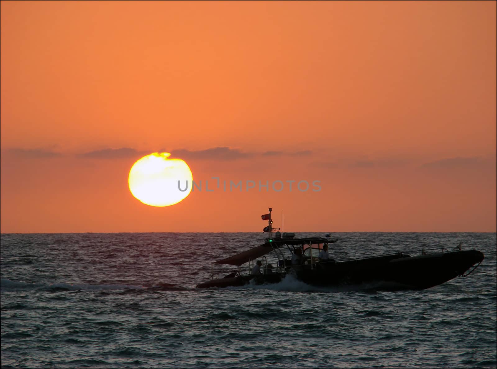 Sunset on the west coast of Mexico.