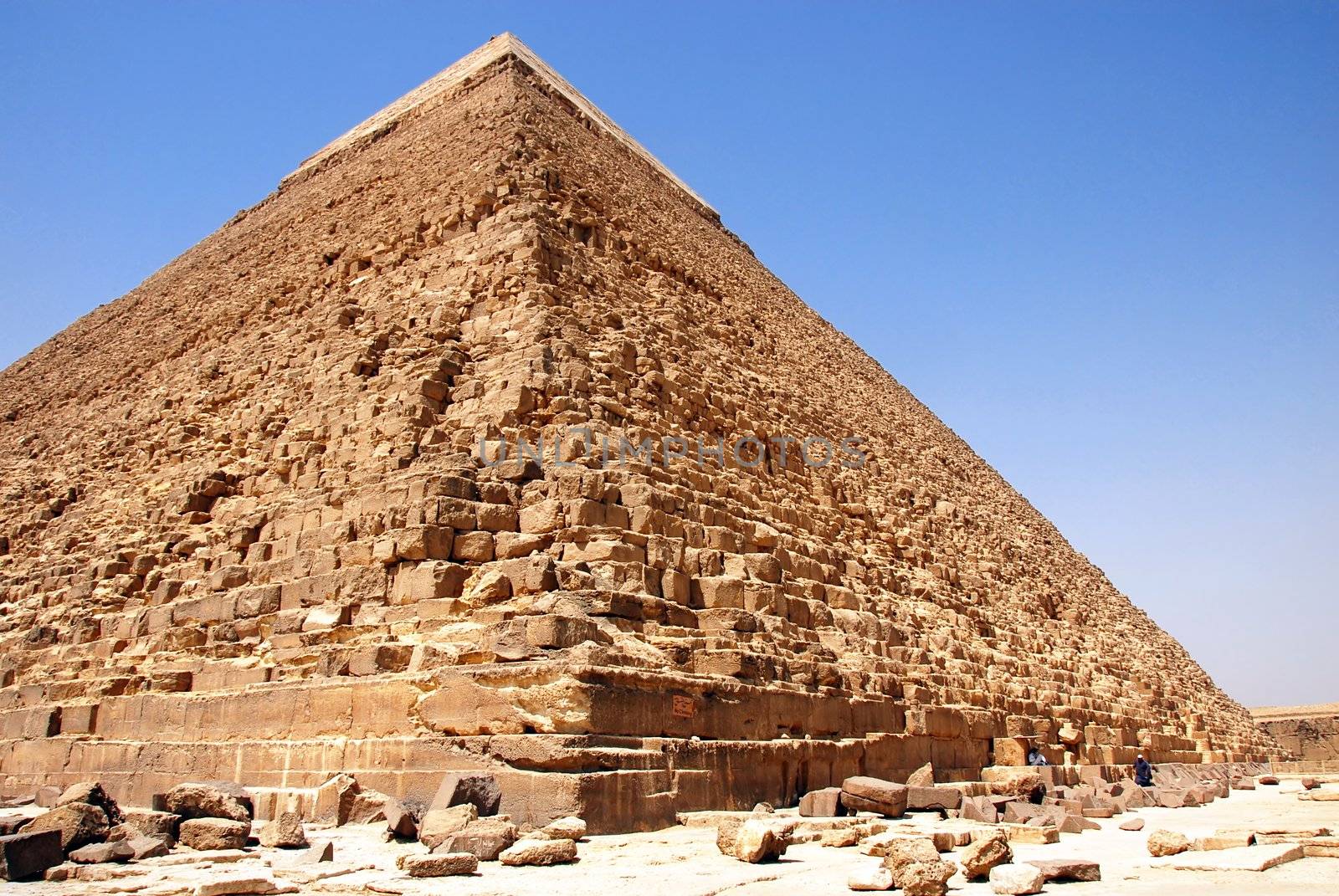 Kefren Pyramid on Giza in Egypt, Cairo
