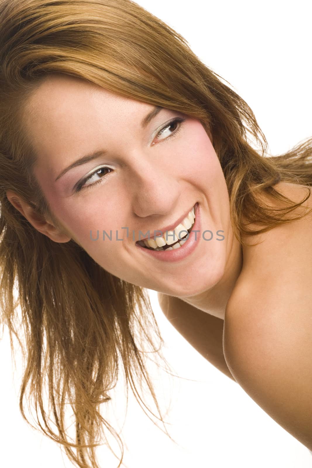 Smiling girl by jdwild