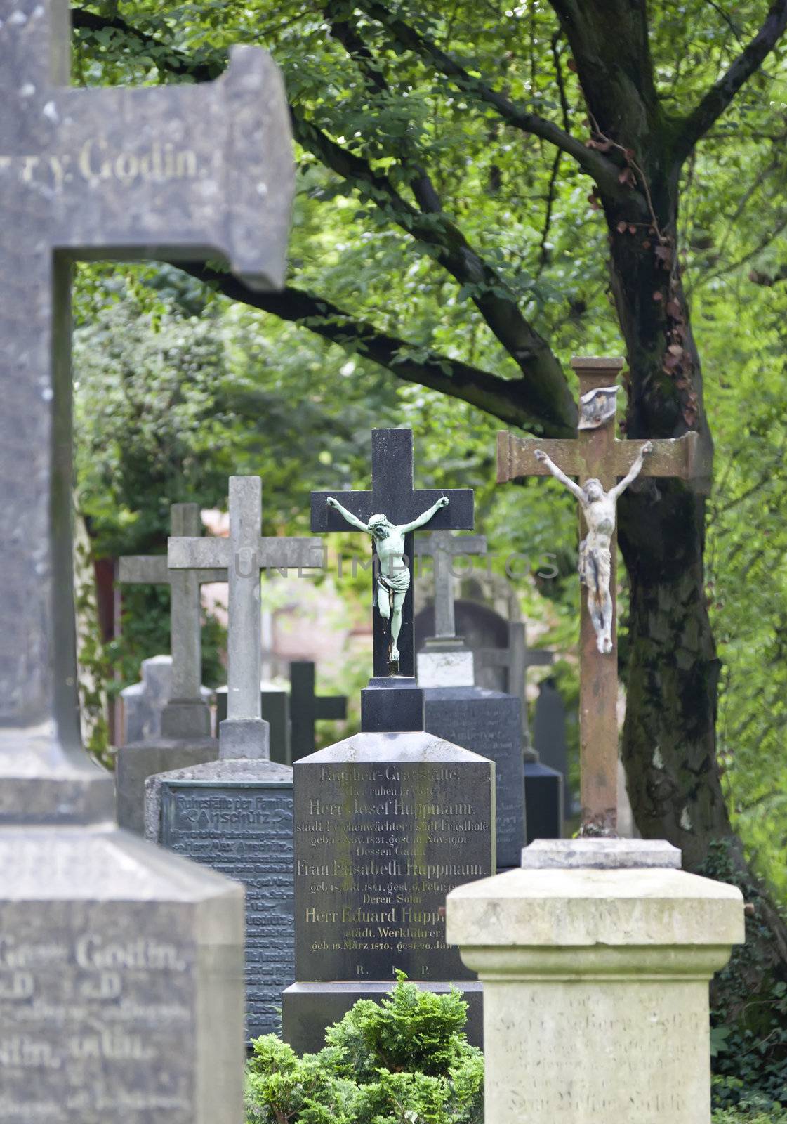 An image of the munich south cemetery
